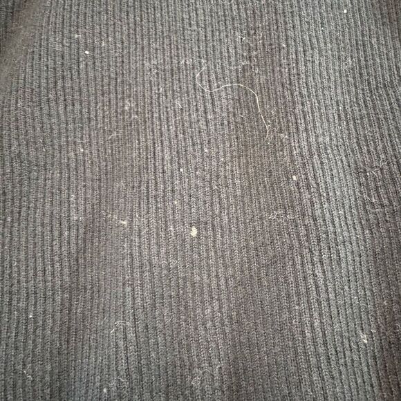 Lauren Ralph Lauren Black Ribbed Women’s Sweater Size Medium Turtle Neck Preppy - Picture 4 of 9